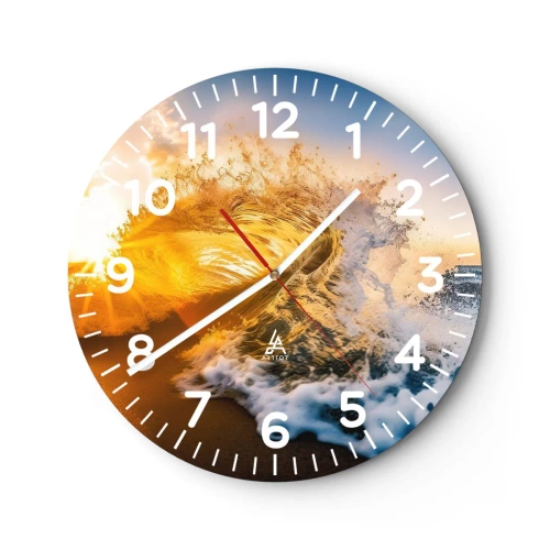 Nástenné hodiny - Hra v piesku - 30x30 cm