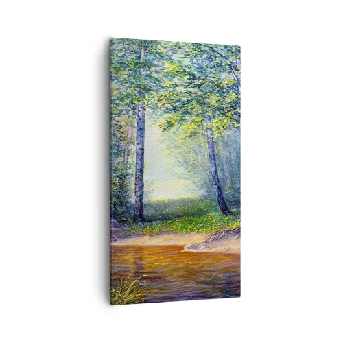 Obraz na plátne - Idylické prostredie - 55x100 cm