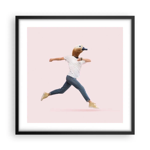 Plagát v čiernom ráme - Štipka absurdity - 50x50 cm