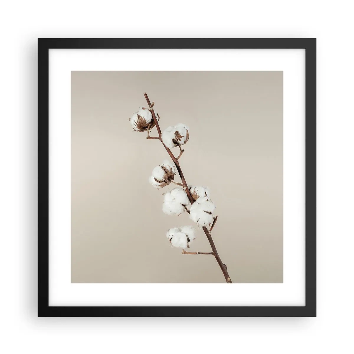 Plagát v čiernom ráme - Pri zdroji mäkkosti - 40x40 cm