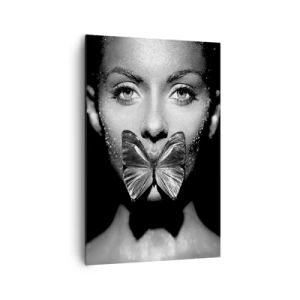 Obraz na plátne - Motýlí bozk - 80x120 cm