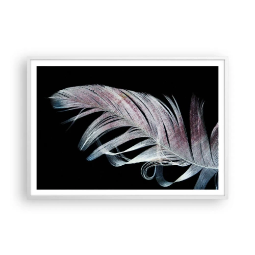 Plagát v bielom ráme - Premýšľajte o dotyku - 100x70 cm