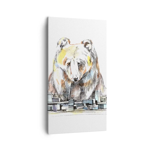 Obraz na plátne - Ako sa dá takto žiť? - 45x80 cm