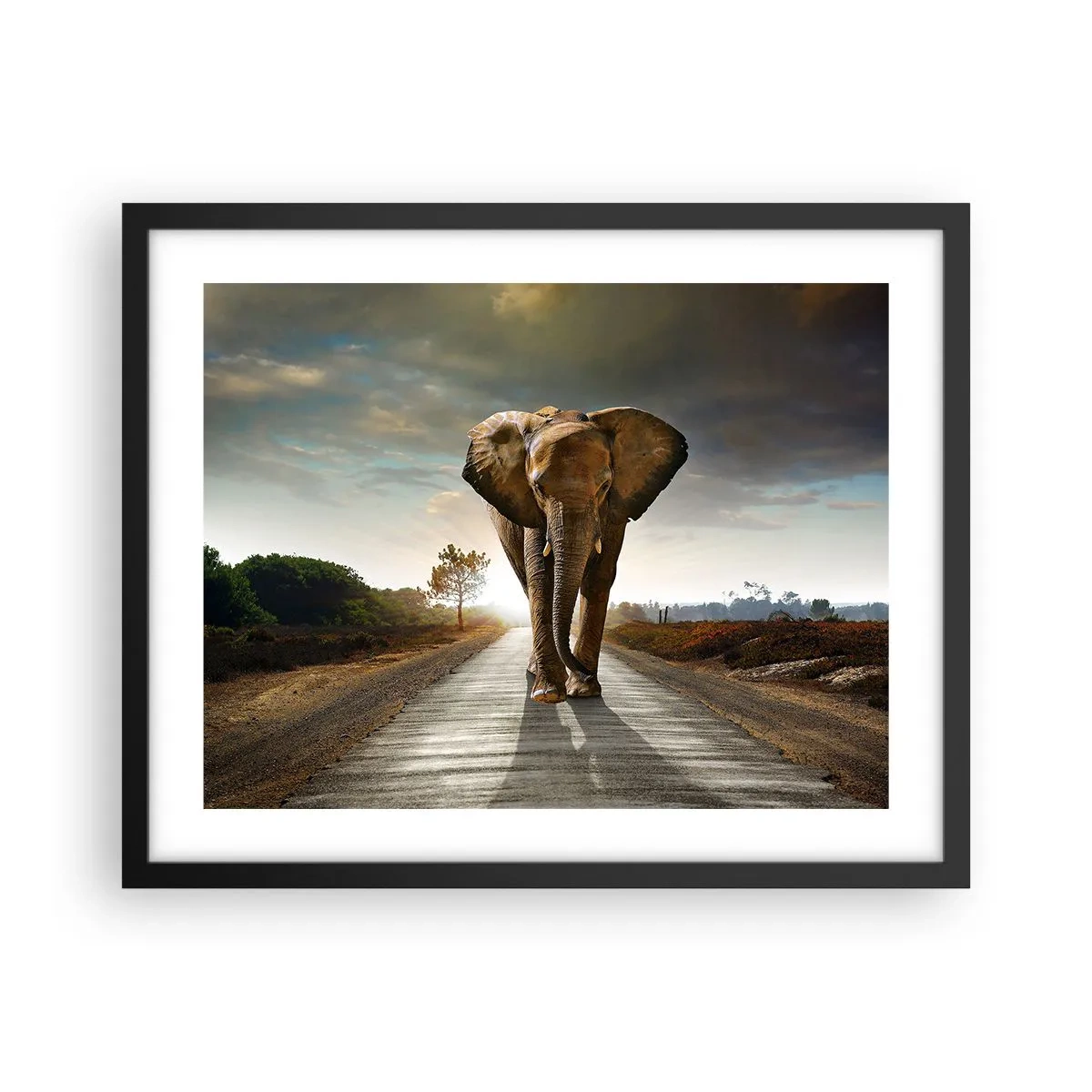 Plagát v čiernom ráme - A vôbec nie v sklade porcelánu - 50x40 cm