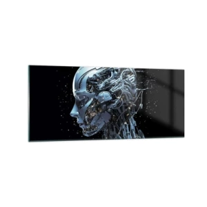 Obraz na skle - Technológia je žena - 120x50 cm