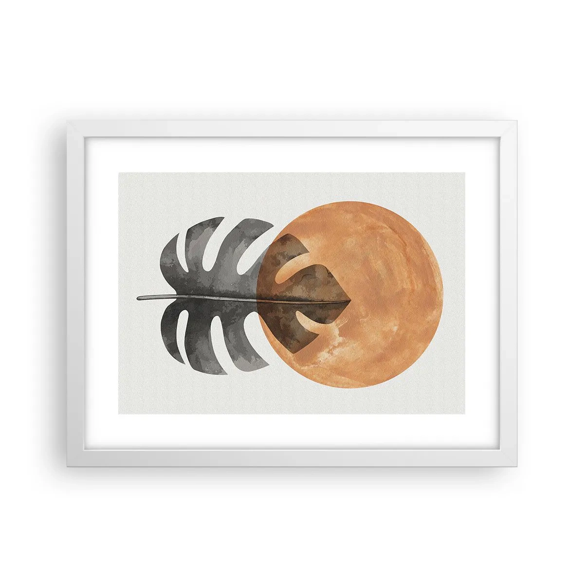 Plagát v bielom ráme - Vždy slnko - 40x30 cm