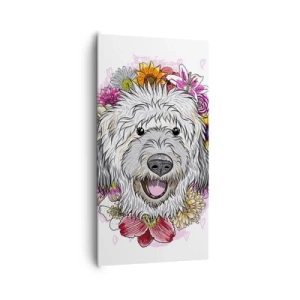 Obraz na plátne - Šteňacia radosť - 65x120 cm