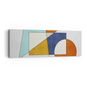 Obraz na plátne - Abstrakcia: modernistická zábava - 90x30 cm