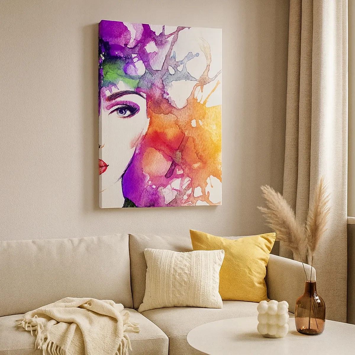 Obraz na plátne - S hlavou v oblakoch - 50x70 cm