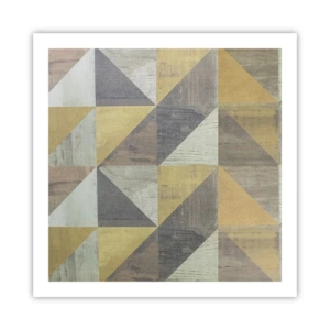 Plagát - V uhle trojuholníka - 60x60 cm