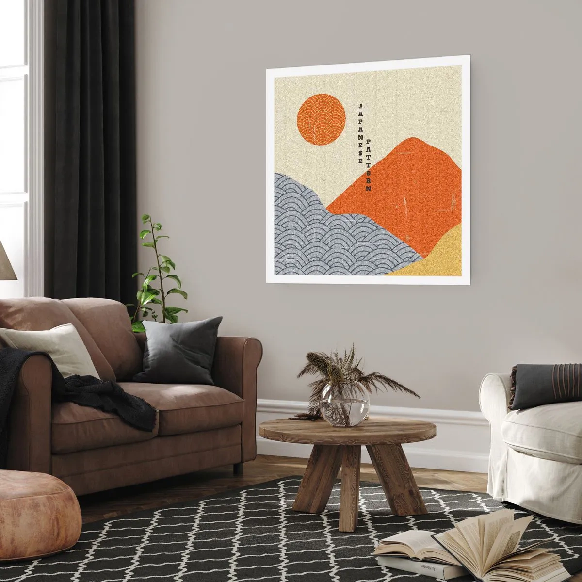 Plagát - V japonskom duchu - 60x60 cm