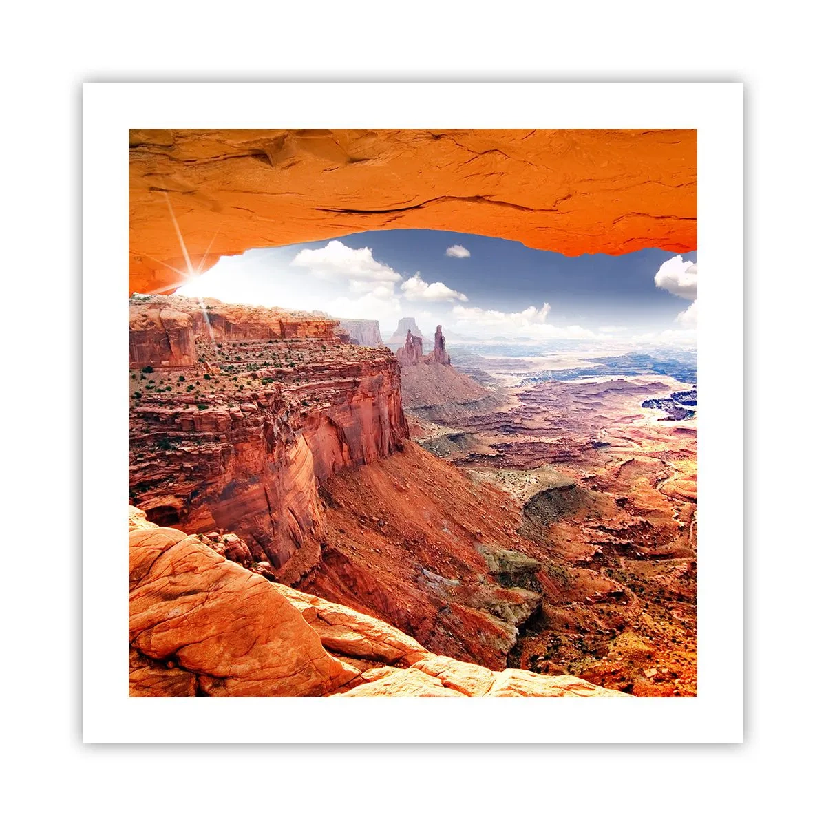 Plagát - Vytesané samotnou prírodou - 50x50 cm