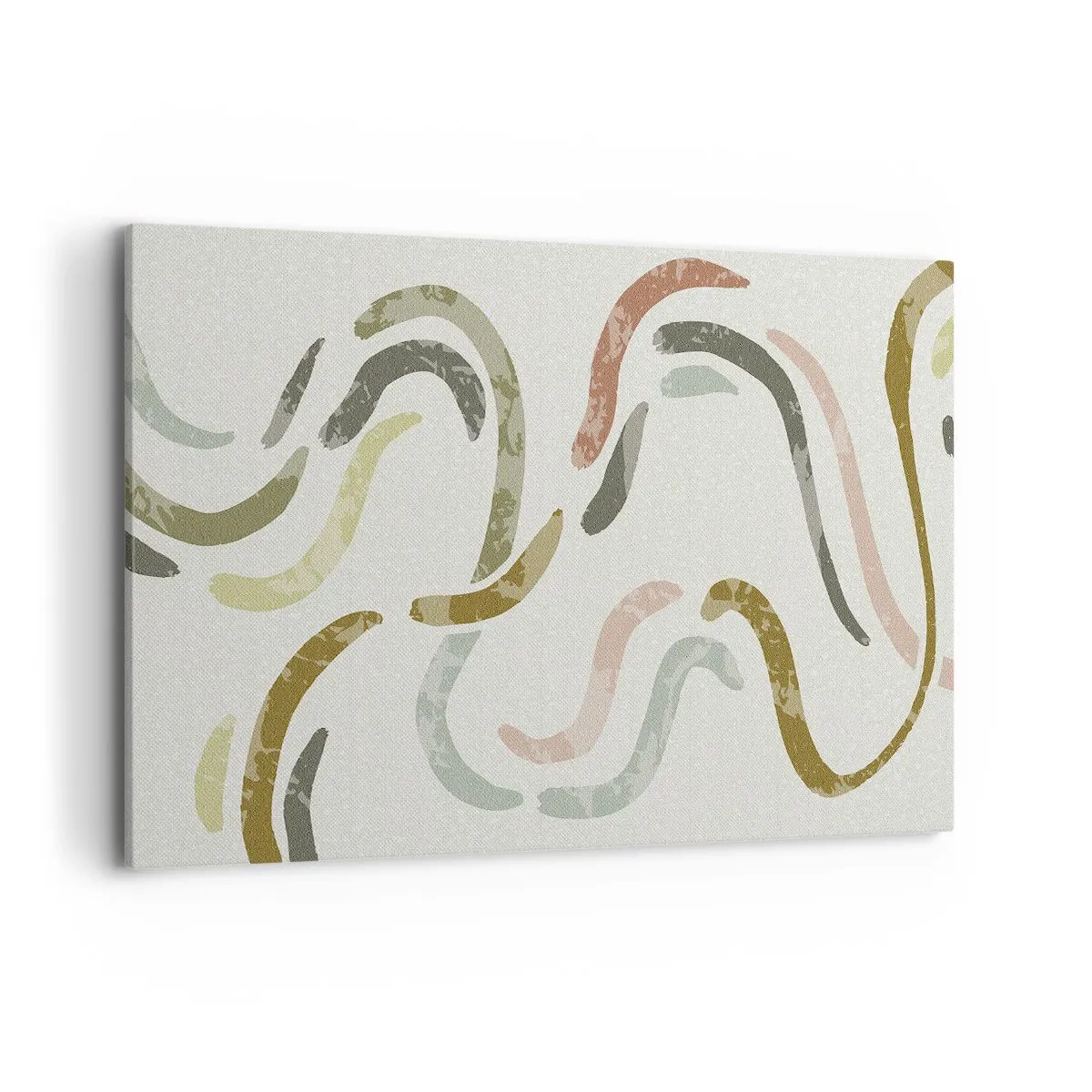 Obraz na plátne - Radostný tanec abstrakcie - 120x80 cm