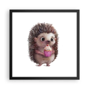 Plagát v čiernom ráme - Oslava je každý deň - 40x40 cm