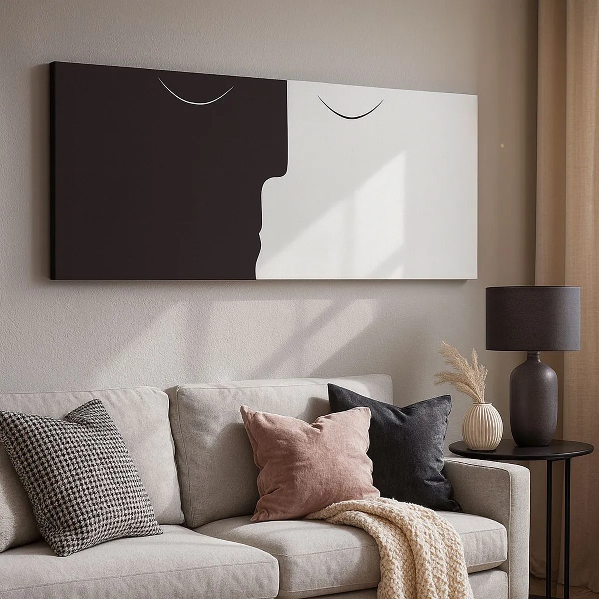 Obraz na plátne - Jednota protikladov - 100x40 cm