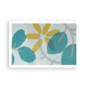Plagát - Medzi azúrovými listami - 91x61 cm