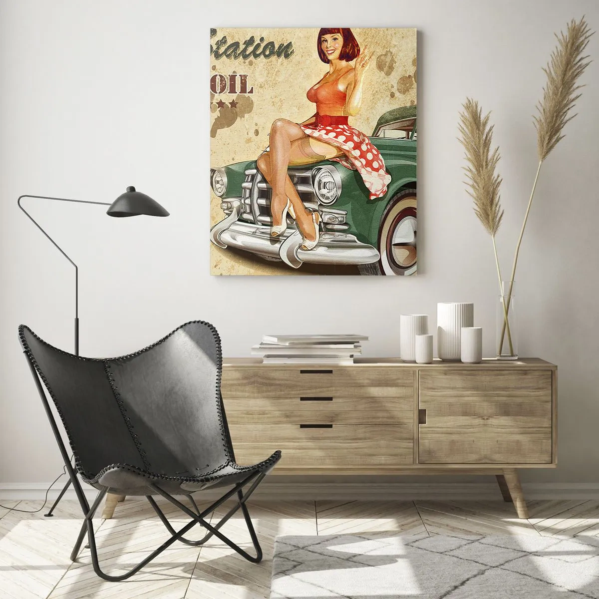 Obraz na skle - Skvelé 40. roky - 50x70 cm