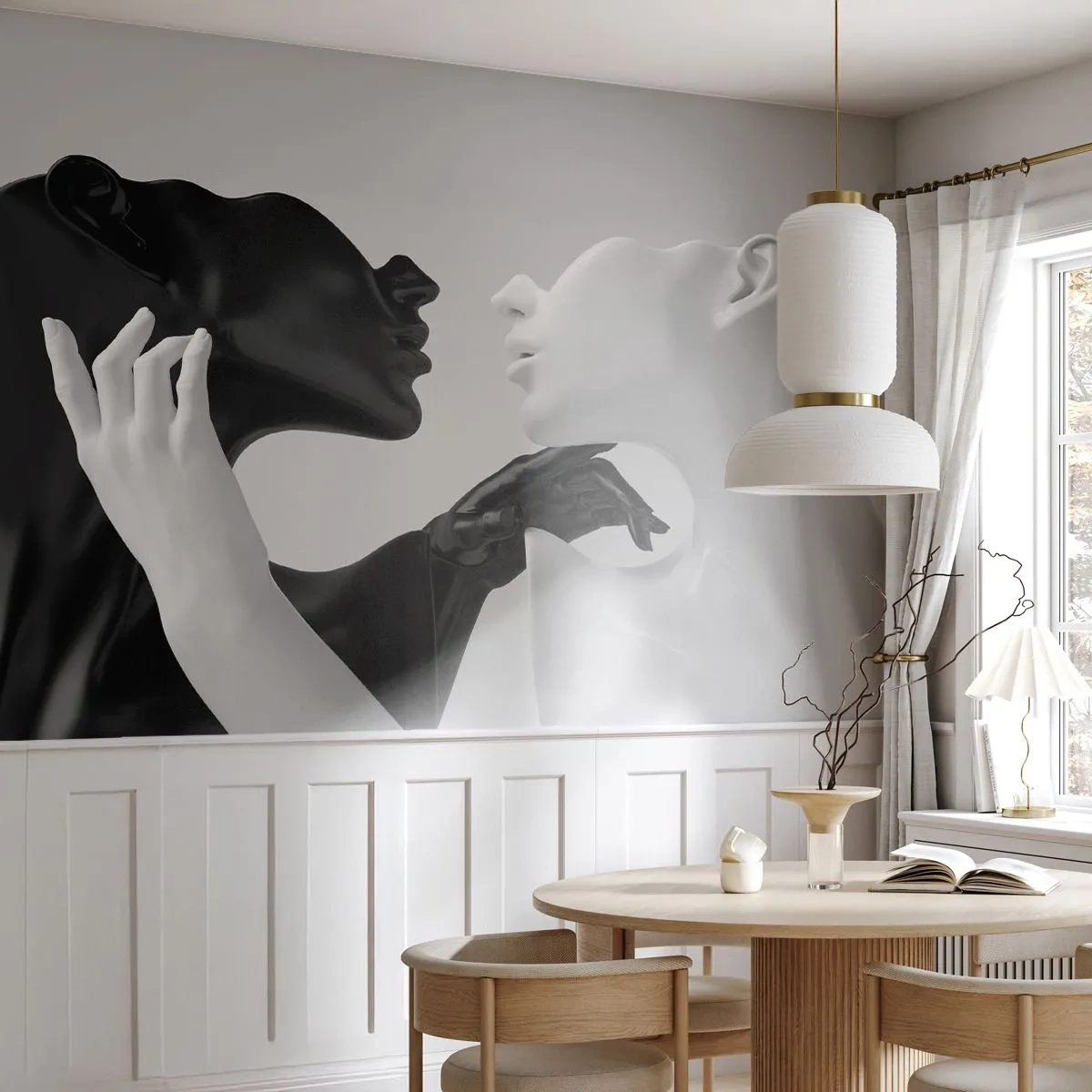 Fototapeta Premium Sand - Príťažlivosť – túžba - Abstrakcia, Manekýn, Socha - 100x70 cm