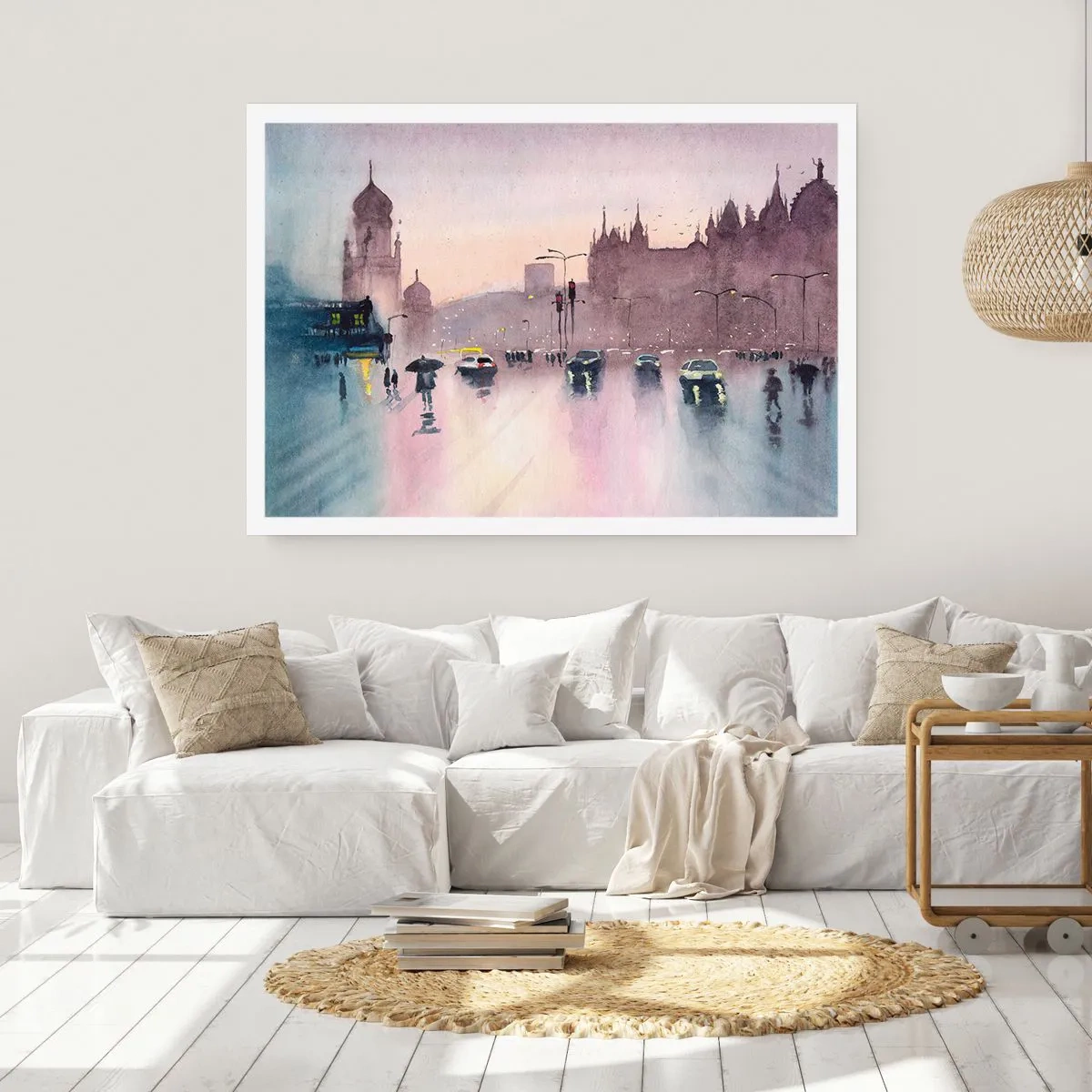 Plagát - V daždivom opare - 100x70 cm