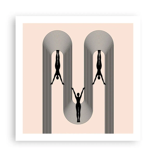 Plagát - Hore nohami - 60x60 cm