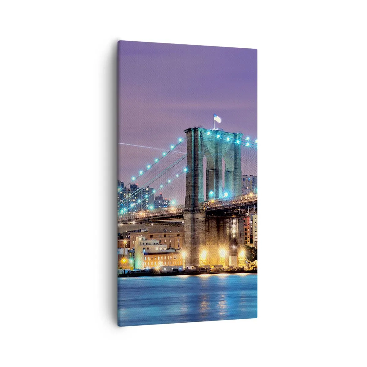 Obraz na plátne - Po veľa rokov Brooklynský most - 55x100 cm