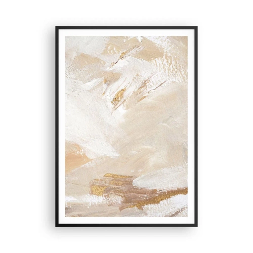 Plagát v čiernom ráme - Pastelová kompozícia - 70x100 cm