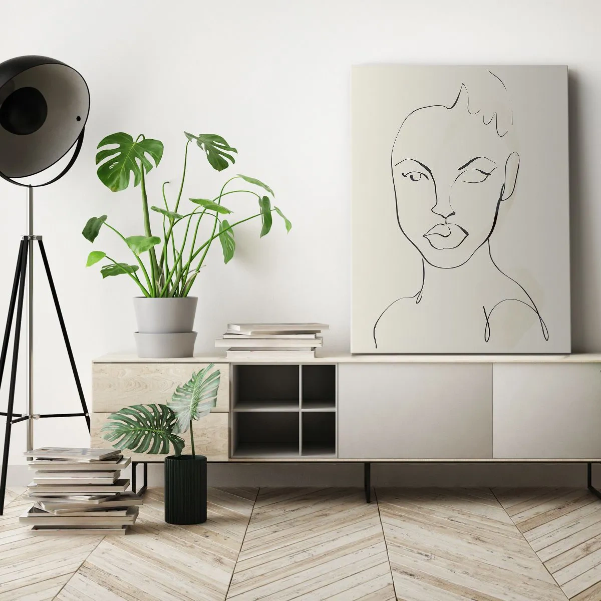 Obraz na plátne - Obrys zmyselnosti - 80x120 cm