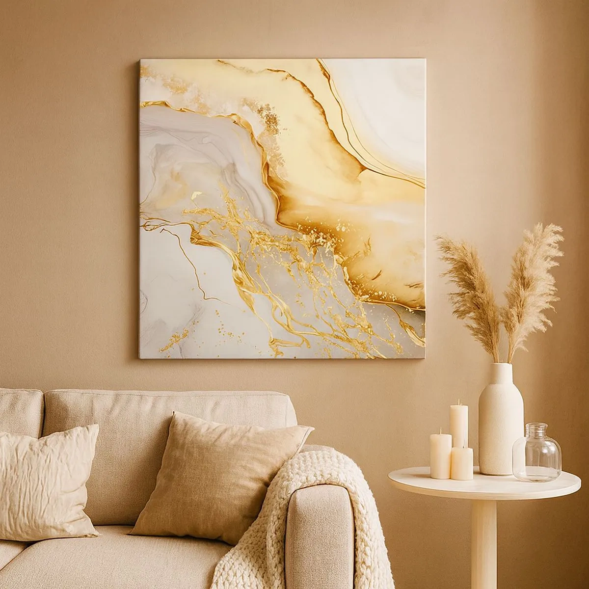 Obraz na plátne - Abstrakcia: krása a dobro - 30x30 cm