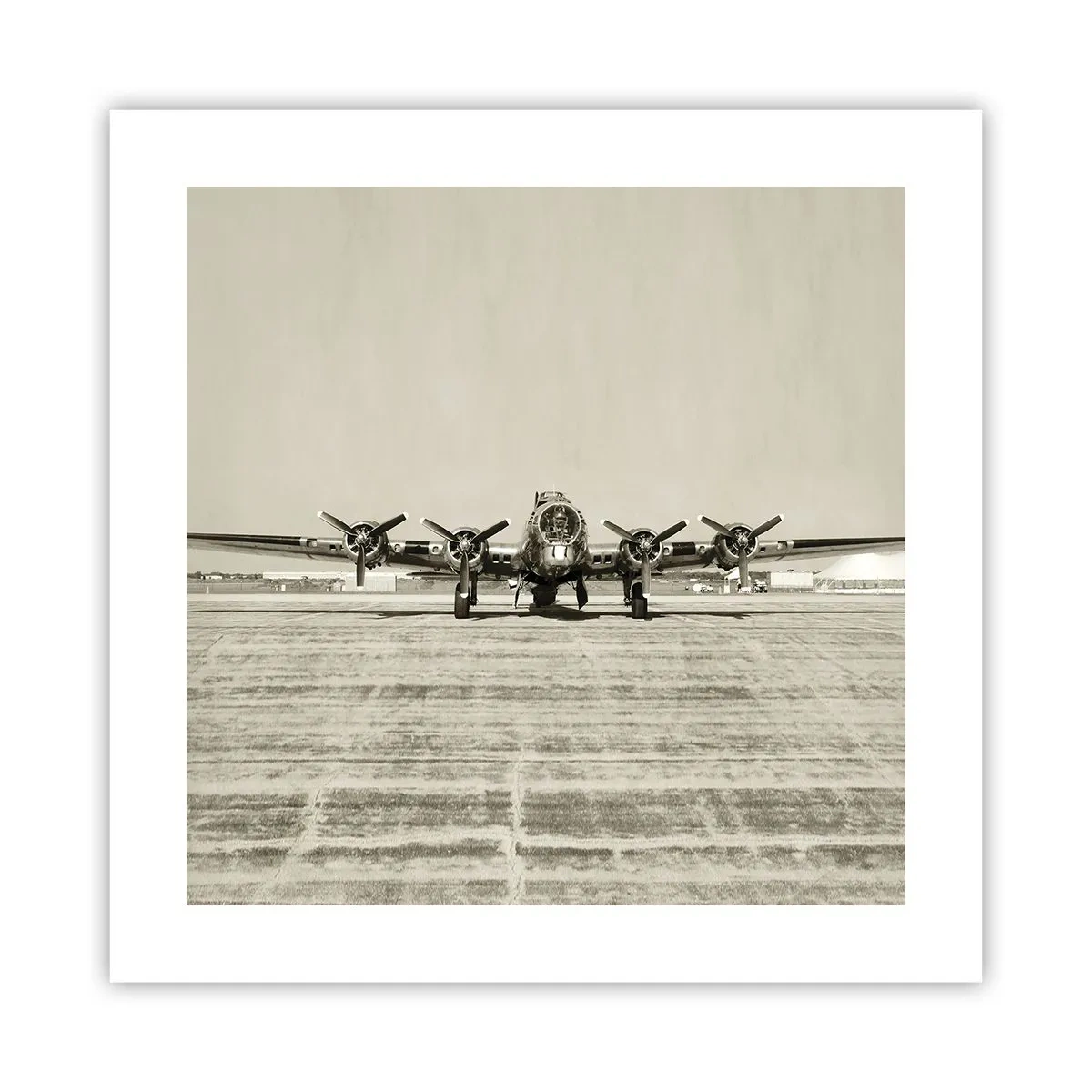 Plagát - Ako vždy pripravený - 40x40 cm