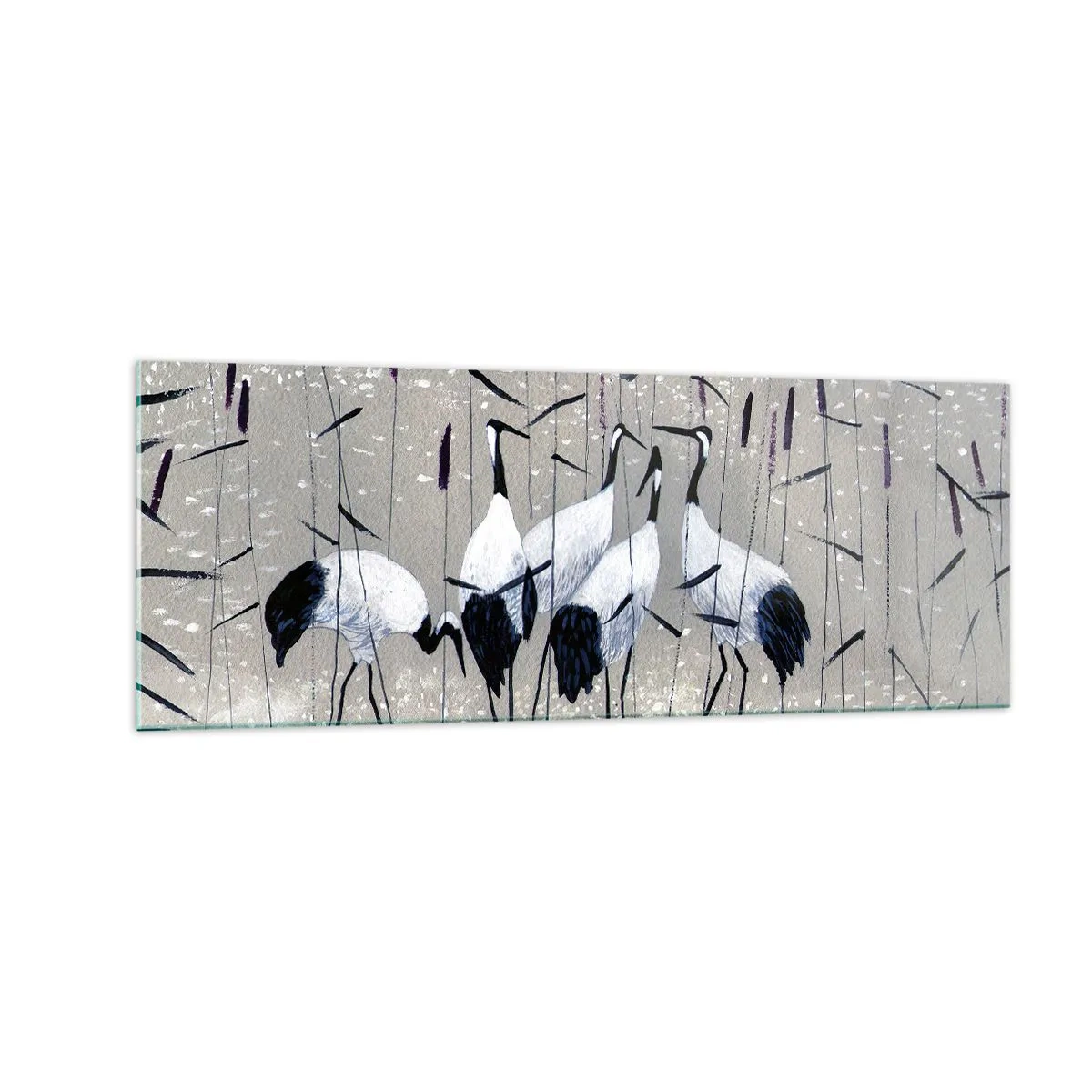 Obraz na skle - Medzi svojimi - 140x50 cm