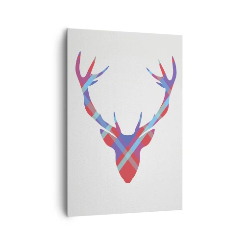 Obraz na plátne - Škótsky jeleň - 70x100 cm