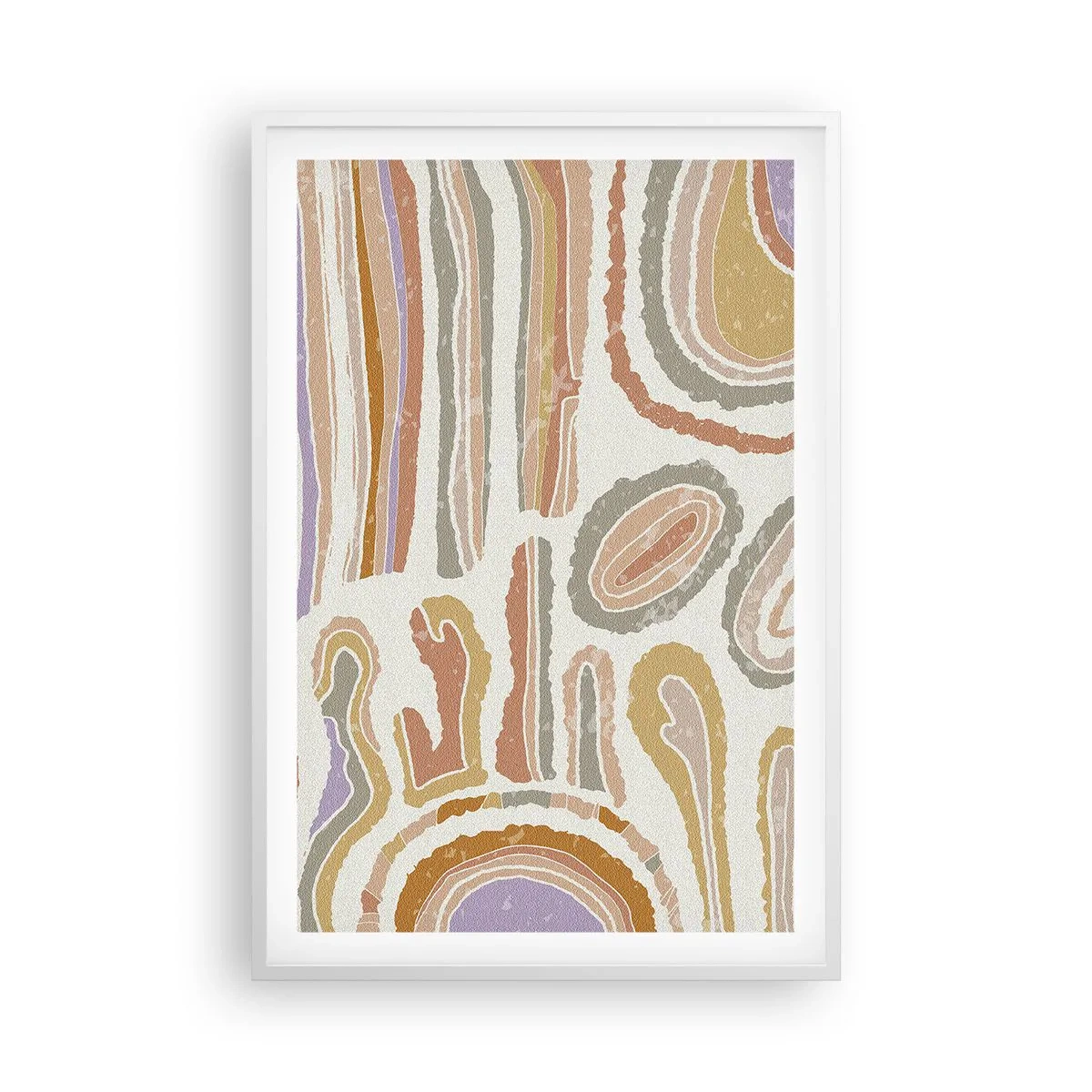 Plagát v bielom ráme - Farebné prierezy - 61x91 cm
