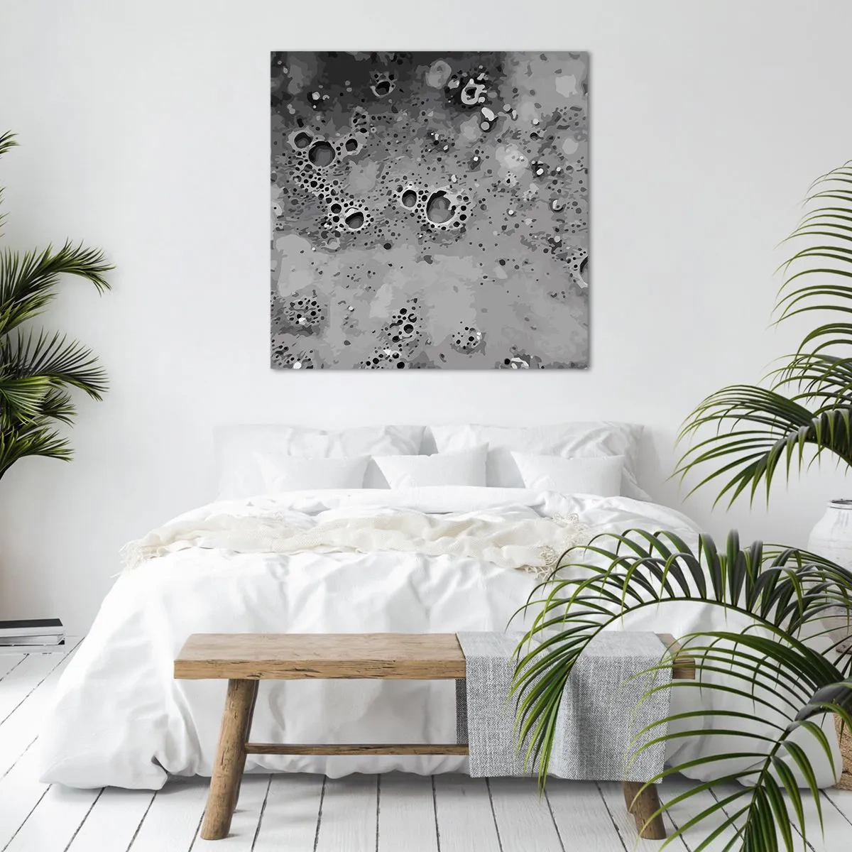 Obraz na plátne - Ako mesačná krajina - 40x40 cm