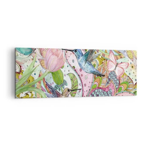 Obraz na plátne - Zamotané do lián - 140x50 cm