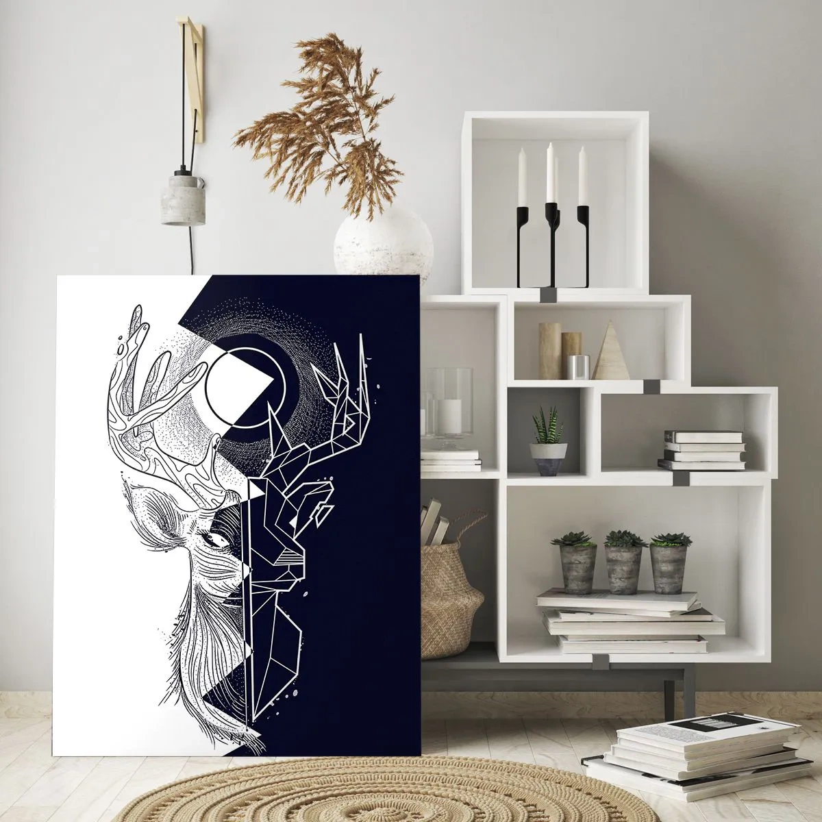 Obraz na skle - Boj a jednota opakov - 50x70 cm