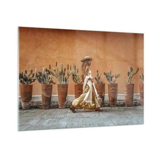 Obraz na skle - V hippie štýle - 100x70 cm