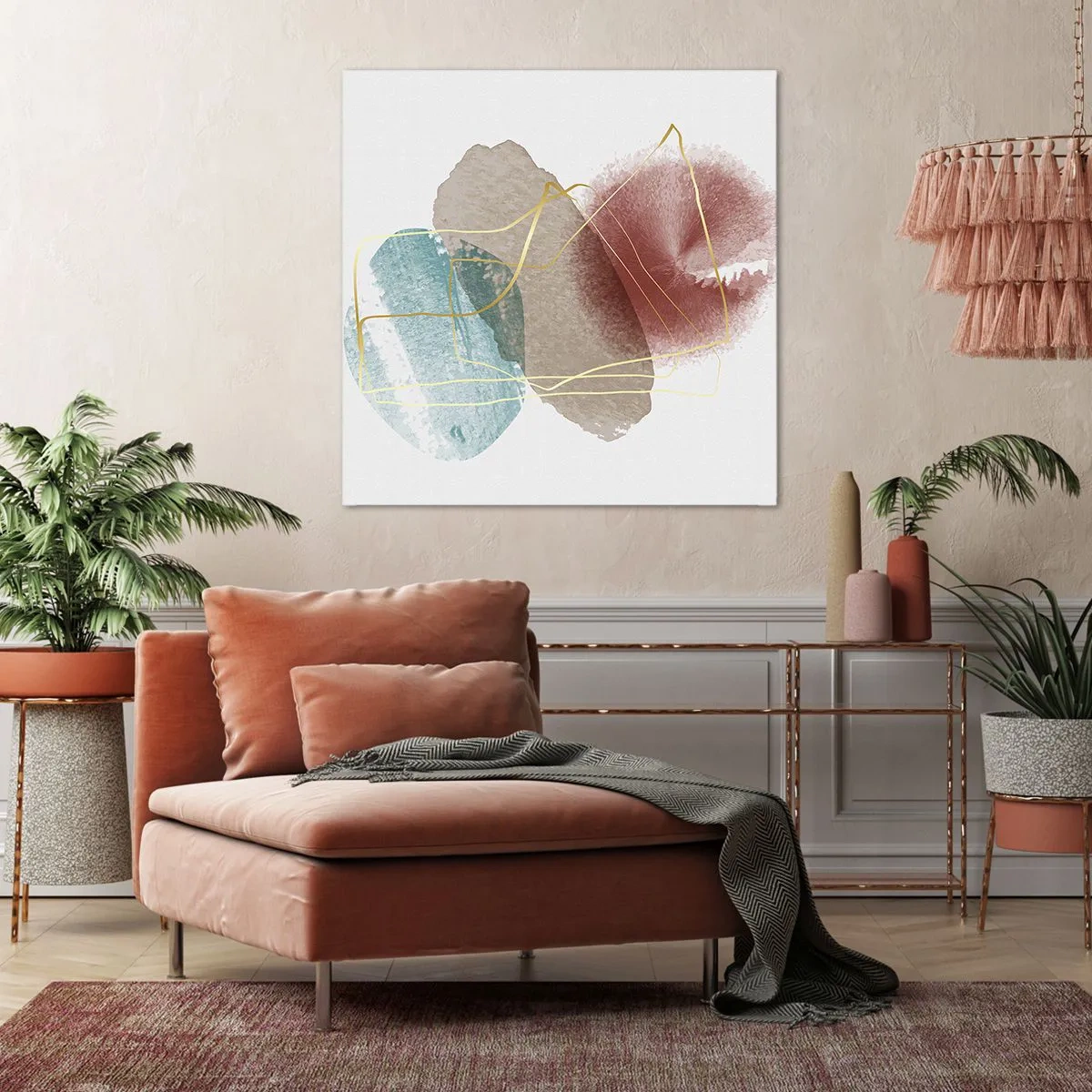 Obraz na plátne - Korálky priestoru - 50x50 cm