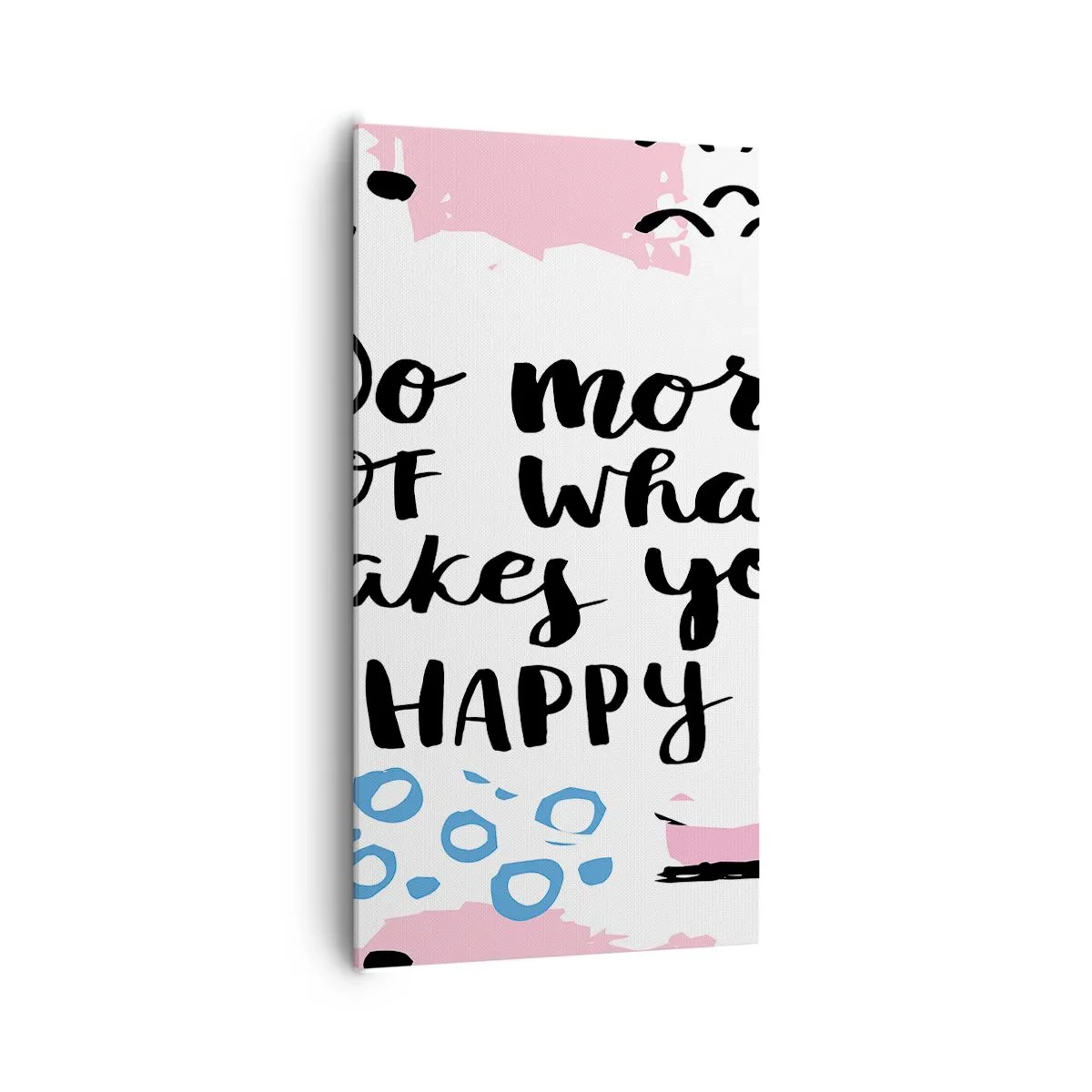 Obraz na plátne - Ako byť šťastný - 65x120 cm