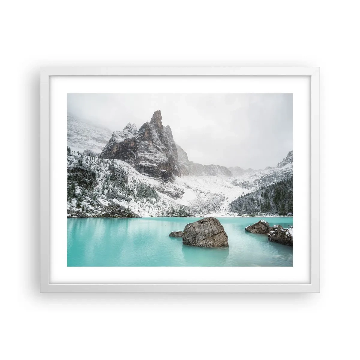 Plagát v bielom ráme - Na stráži - 50x40 cm