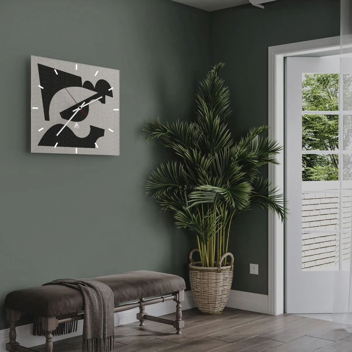 Nástenné hodiny - Na samostatné ukladanie - 30x30 cm