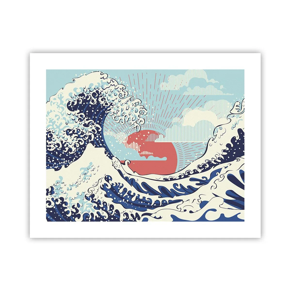 Plagát - Z japonských inšpirácií - 50x40 cm