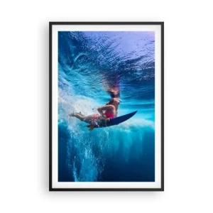 Plagát v čiernom ráme - Hĺbka radosti - 61x91 cm