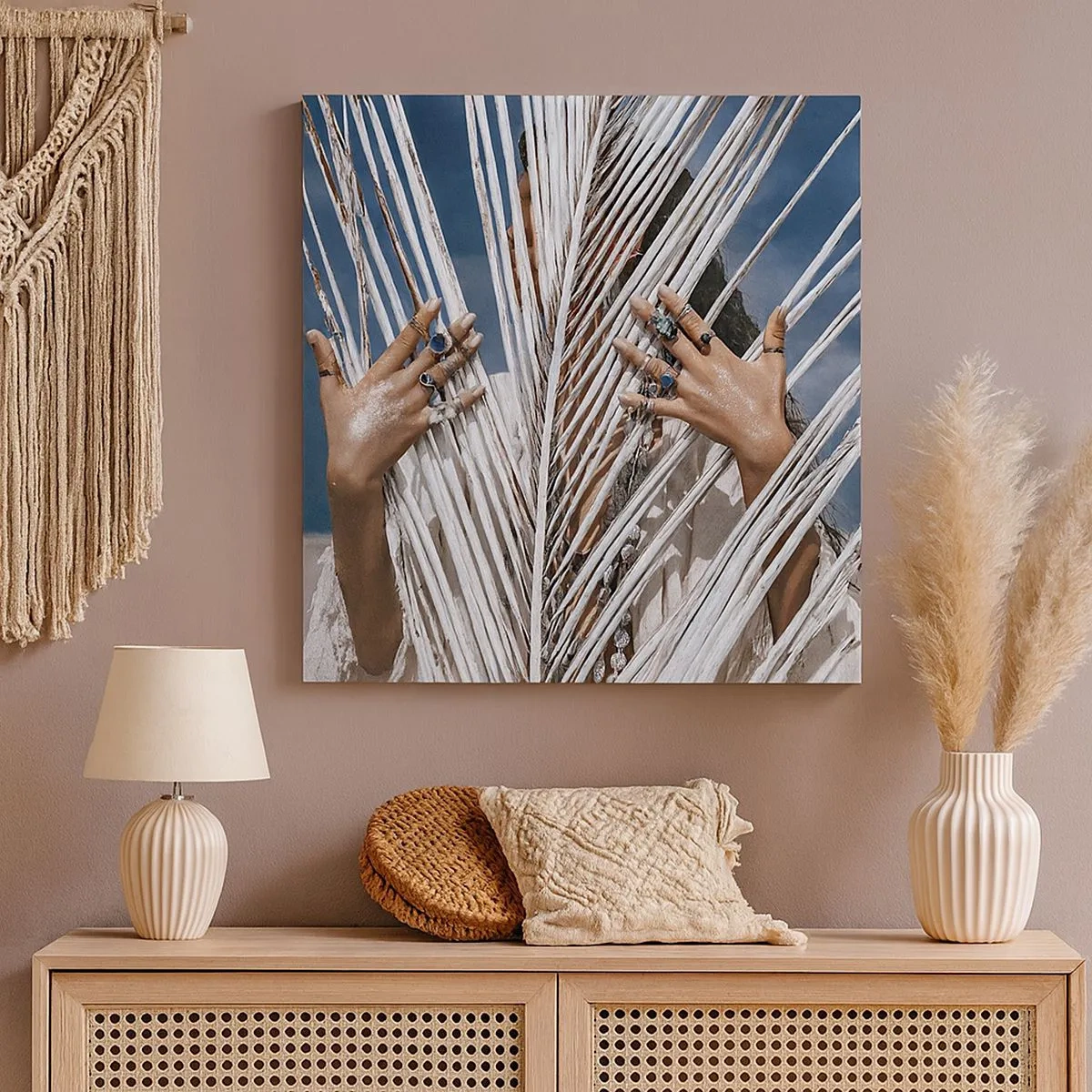 Obraz na plátne - Šamanové dievča? - 30x30 cm