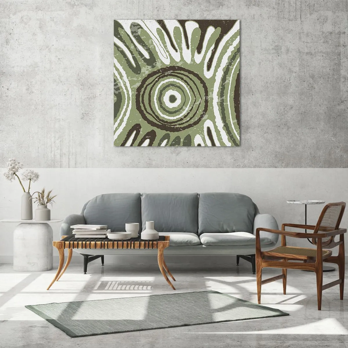 Obraz na skle - Explózia emócií - 60x60 cm