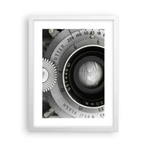 Plagát v bielom ráme - Príbeh o Hollywoode - 30x40 cm