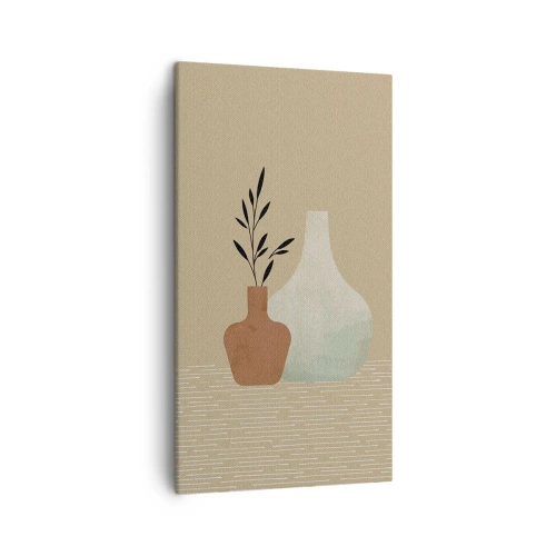 Obraz na plátne - Váza a jej myšlienka - 45x80 cm