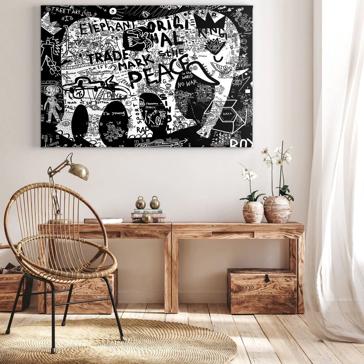 Obraz na plátne - Bohatý svet ulice - 120x80 cm