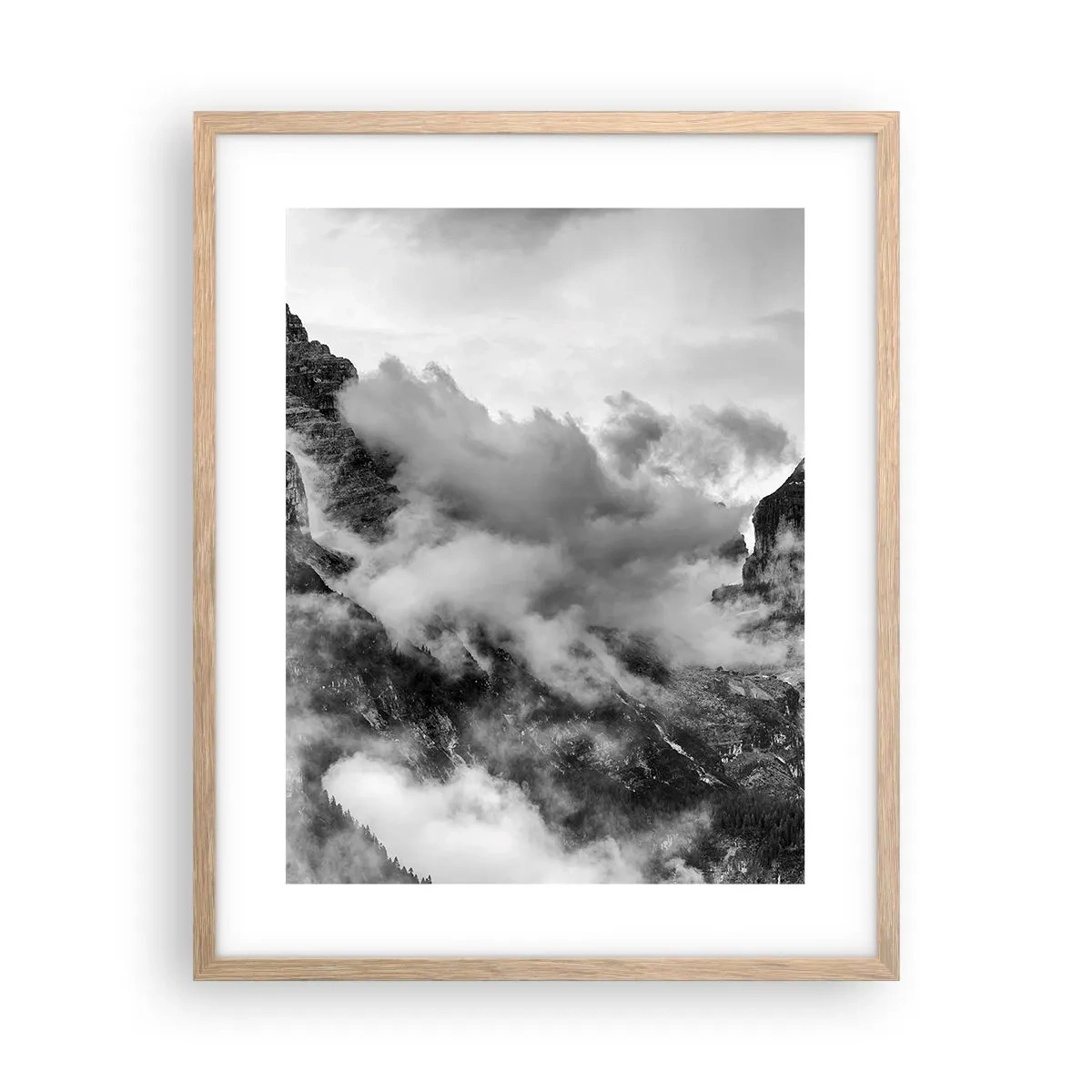 Plagát v ráme zo svetlého duba - Krásne a kruté - 40x50 cm