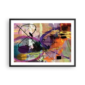 Plagát v čiernom ráme - Možno priamo alebo okolo - 70x50 cm