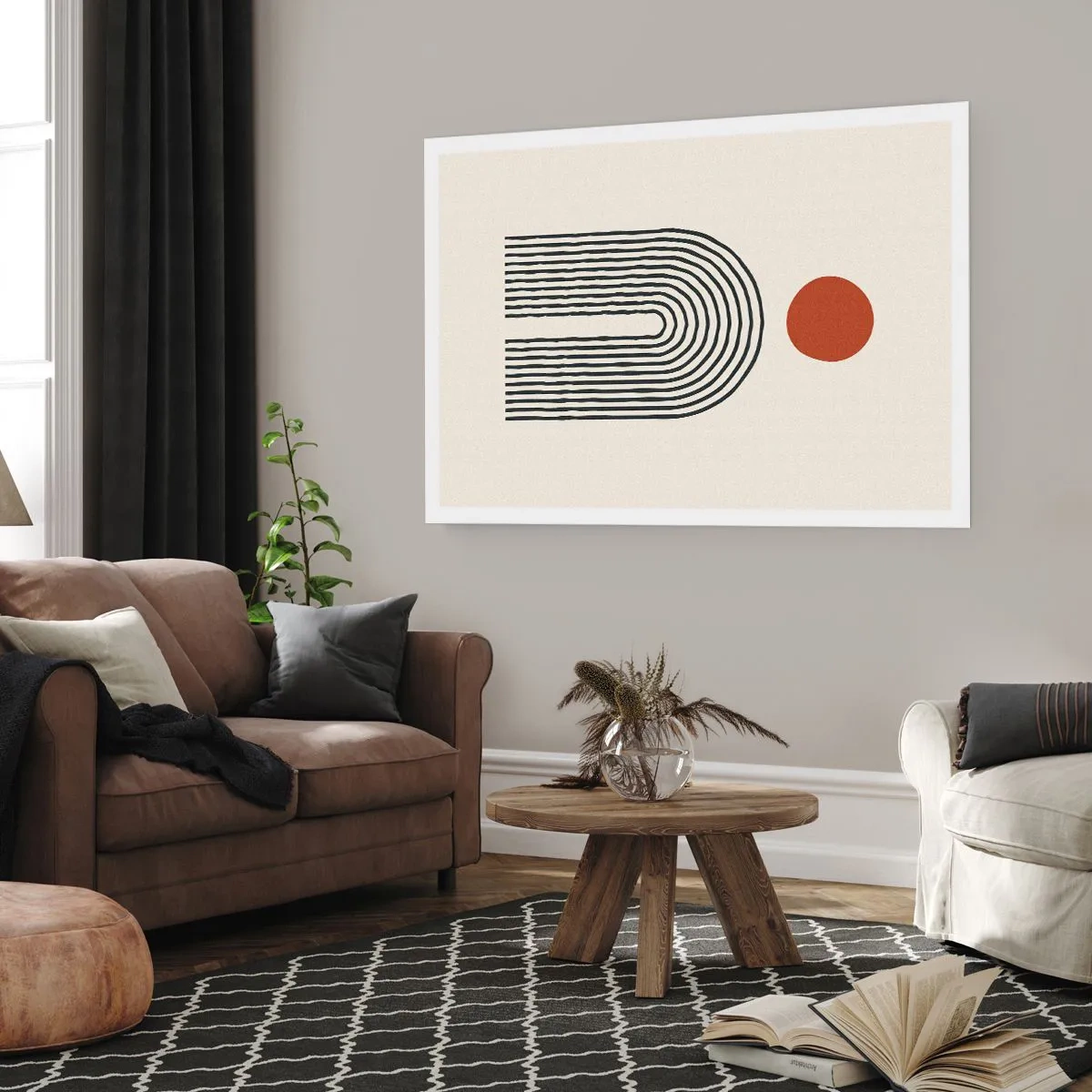 Plagát - Magnetizmus tvarov a farieb - 100x70 cm